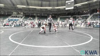 100 lbs Consolation - Henry Romero, IV, Wolfpak Wrestling vs Royce Baugh, Team Tulsa Wrestling Club