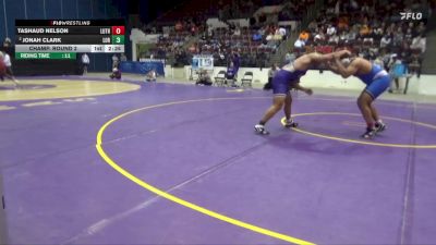 285 lbs Champ. Round 2 - Tashaud Nelson, Luther vs Jonah Clark, Loras