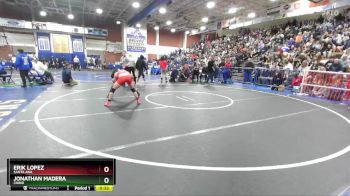 120 lbs Cons. Round 3 - Erik Lopez, Santa Ana vs Jonathan Madera, Chino