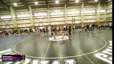 86 lbs Cons. Round 3 - Kyler Linville, MT vs Xander Poulin, AZ