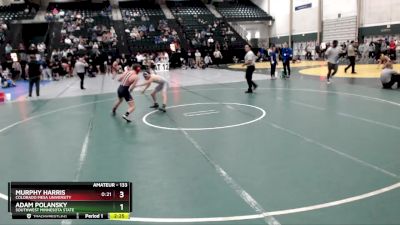 133 lbs Cons. Round 3 - Adam Polansky, Southwest Minnesota State vs Murphy Harris, Colorado Mesa University