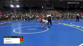 85 lbs Quarterfinal - Zeke Ranvek, Mn Elite vs Tommy Rowlands, Ohio Crazy Goats