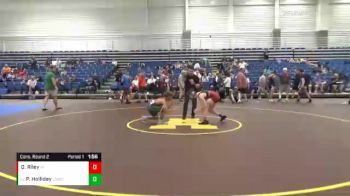 123 lbs Cons. Round 2 - Patrick Holliday, Lawrence North Wrestling Club vs Quenton Riley, Fishers Wrestling Club