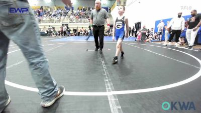 55-58 lbs Consolation - Archer Farrar, Rough Riders vs Beckem Brooks, Winfield