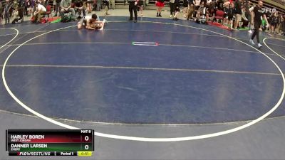 120 lbs Quarterfinal - Danner Larsen, Emery vs Harley Boren, West Jordan