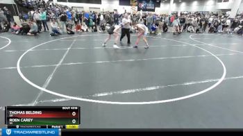 126 lbs Cons. Round 9 - Thomas Belding, OR vs Roen Carey, WI