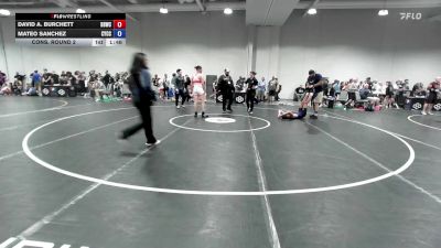 65 lbs Cons. Round 2 - David A. Burchett, Basement Brawlers Wrestling Club vs Mateo Sanchez, Community Youth Center - Concord Campus Wrestling