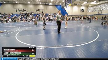 103 lbs Cons. Round 2 - Henry Ayers, Wasatch Wrestling Club vs Aiden Christensen, Champions Wrestling Club