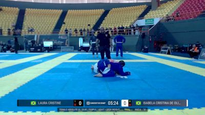 Laura vs Isabela 2026 PBJJF Goiania Winter International Open