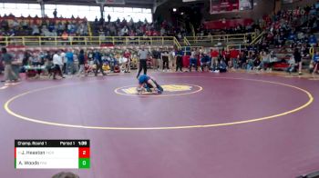 106 lbs Champ. Round 1 - Jude Heaston, Indian Creek vs Aiden Woods, Franklin