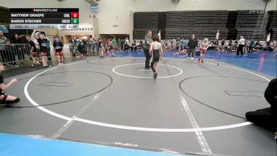 77 lbs Rr Rnd 5 - Matthew Graefe, ICWL Bruisers Club vs Baron Stecher, Orchard South ES