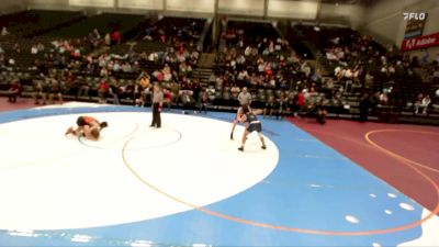 123 lbs Cons. Round 3 - Kohen Tran, Corner Canyon vs Rhett Buhr, Tooele High School