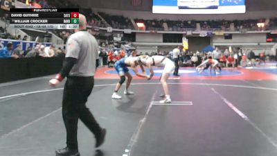 1A-4A 175 Champ. Round 1 - William Crocker, Randolph vs David Guthrie, Satsuma