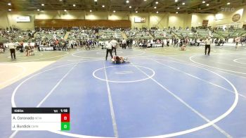 109 lbs Quarterfinal - Abraham Coronado, Nevada Elite vs Jack Burdick, Carbon