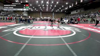 115C Semifinal - A`shay White, Staley vs Madison Polson, Garden City