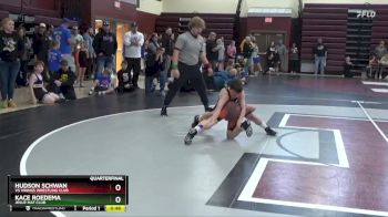 PW-13 lbs Quarterfinal - Hudson Schwan, VS Vikings Wrestling Club vs Kace Roedema, Jesup Mat Club