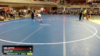 80 lbs 5th Place Match - Nolan Vos, Waconia vs Abel Ashton, Milaca