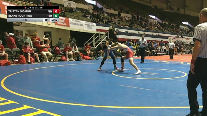 157 lbs Quarters & Wb (16 Team) - Tristan Sigmon, Franklin County vs ...