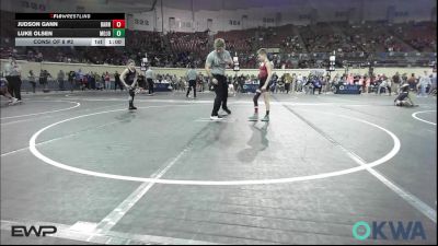 70 lbs Consi Of 8 #2 - Judson Gann, Barnsdall Youth Wrestling vs Luke Olsen, Mojo Grappling Academy