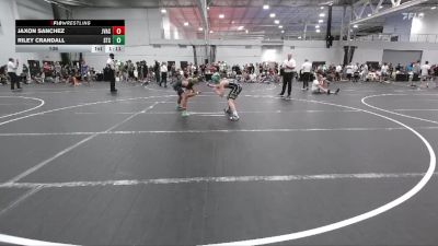 106 lbs Round 5 (6 Team) - Jaxon Sanchez, JV All Stars vs Riley Crandall, Steller Trained Seripas