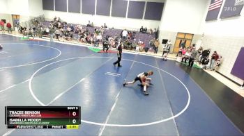 68-73 lbs Round 1 - Tracee Benson, Cougars Wrestling Club vs Isabella Moody, Sanderson Wrestling Academy