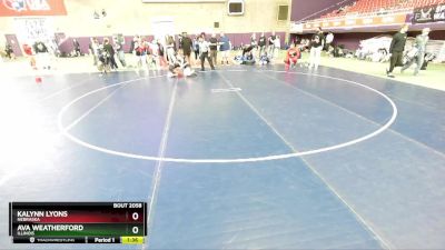 130 lbs Quarterfinal - Ava Weatherford, Illinois vs Kalynn Lyons, Nebraska