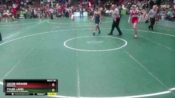 150 lbs Champ. Round 1 - Tyler Lavin, Indianapolis Cathedral vs Jacob Weaver, Rossville