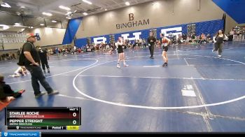 140 lbs Cons. Round 3 - Starlee Roche, Bear River Wrestling Club vs Pepper Streight, Uintah Wrestling