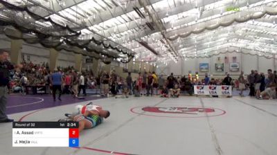 57 kg Round Of 32 - Austin Assad, Michigan Regional Training Center vs Justin Mejia, Valley RTC