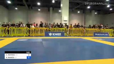 ERICK RAPOSO vs ROMULO RAMOS 2022 American National IBJJF Jiu-Jitsu Championship