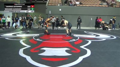 140 lbs Consi Of 8 #2 - Davrius Gutierrez, Selma vs Benjamin Alvarado, Clovis East