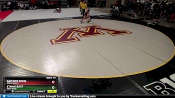 106 lbs Champ. Round 2 - Ethan Bast, West Bend vs Saitaro Kong, Apple Valley