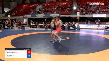 77 lbs Round Of 16 - Joshua Anderson, MWC Wrestling Academy vs Eddie Smith, Dubuque Wrestling Club