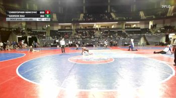100 lbs Final - Christopher Nemcovic, Morris Fitness Wrestling Club vs Dawson Rau, Dragons Junior Wrestling Club