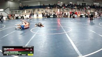 145 lbs Champ. Round 2 - Halen Boos, Hart vs Jacob Thompson, Michigan Grappler Training Cen