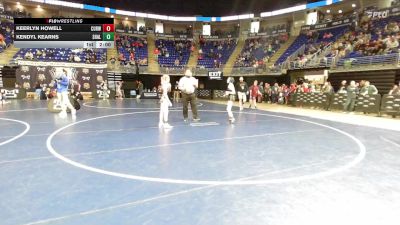 83 lbs Round Of 16 - Keerlyn Howell, Curwensville vs Kendyl Kearns, Shalom Christian Acad.