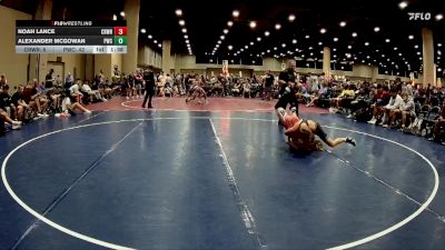 113 lbs Round 2 (6 Team) - Alexander McGowan, PWC vs Noah Lance, Crossroads Wrestling