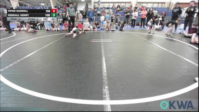 52 lbs Rr Rnd 4 - Piper Norrell, Prime Wrestling vs Kendall Henry, Powerhouse Gold