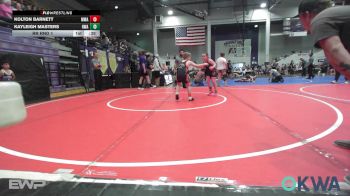 90 lbs Rr Rnd 1 - Kolton Barnett, Morris Wrestling Association vs Kayleigh Masters, HURRICANE WRESTLING ACADEMY