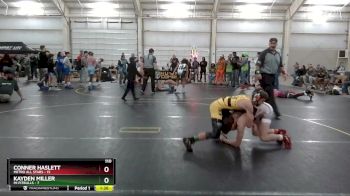 110 lbs Round 3 (4 Team) - Conner Haslett, Metro All Stars vs Kayden Miller, Mi Pitbulls