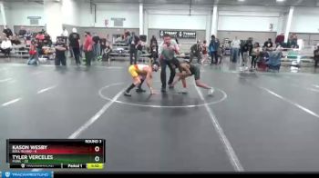 68 lbs Round 3 (4 Team) - Kason Wesby, Bull Island vs Tyler Verceles, MJWL