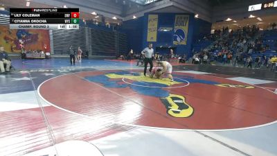 170 lbs Champ. Round 3 - Lily Coleman, Smyrna vs Ciyanna Okocha, Wyoming Seminary