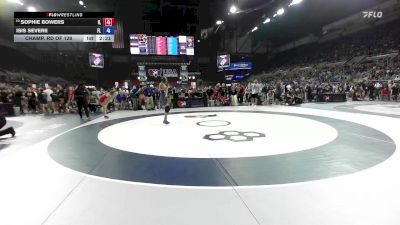 130 lbs Champ. Rd Of 128 - Sophie Bowers, IL vs Isis Severe, FL