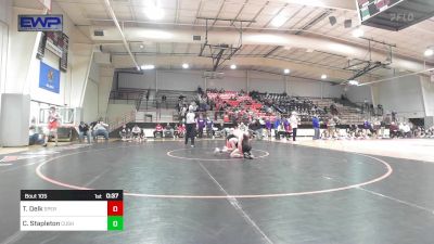 138 lbs Consolation - Talon Delk, Sperry High School vs Cash Stapleton, Cushing High School