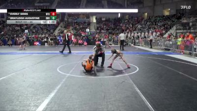 40 lbs Champ. Round 1 - Everly Sides, WTC vs Brayleigh Augustine, Beloit Wrestling Club