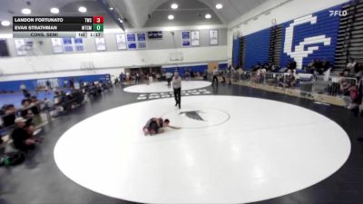 74 lbs Cons. Semi - Landon Fortunato, Threshold Wrestling Club vs Evan Strathman, Mantanona Training Center MTC