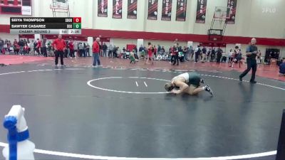 165 lbs Champ. Round 2 - Sawyer Casarez, Shasta Community College vs Seiya Thompson, Southern Oregon