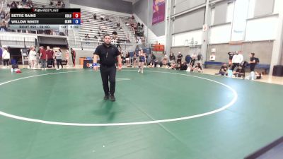 59 kg Champ. Rd Of 32 - Bettie Rains, Colorado vs Willow White, Gladiator Wrestling