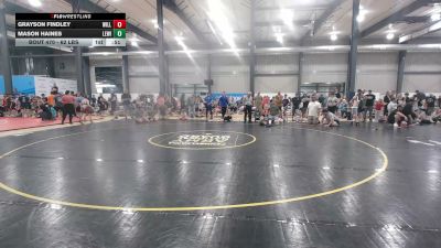 62 lbs Consi Of 8 #2 - Grayson Findley, Willow Street vs Mason Haines, Lewistown