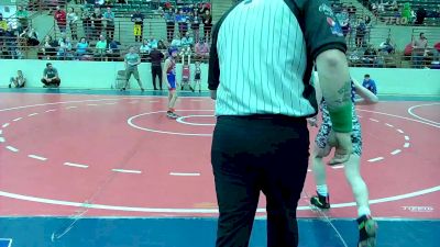 80 lbs Semifinal - Barrett Casteel, Georgia vs Andrew Aldridge, Guerrilla Wrestling Academy